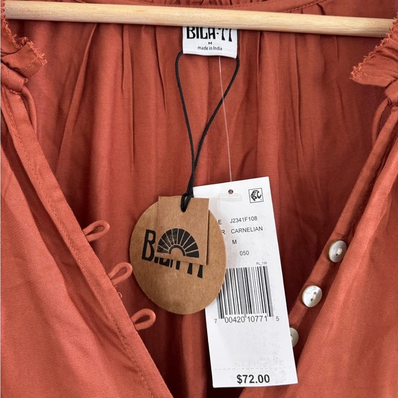 Bila 77 Rust Maxi Dress NWT - Picture 2 of 3